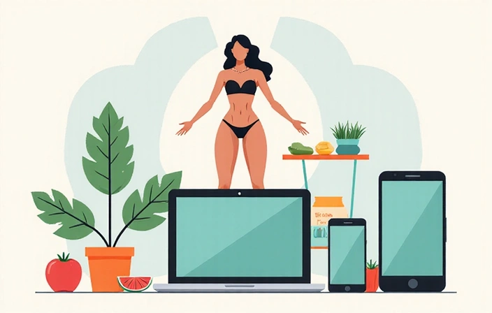 Holistic health approach, balance, mind, body, nutrition