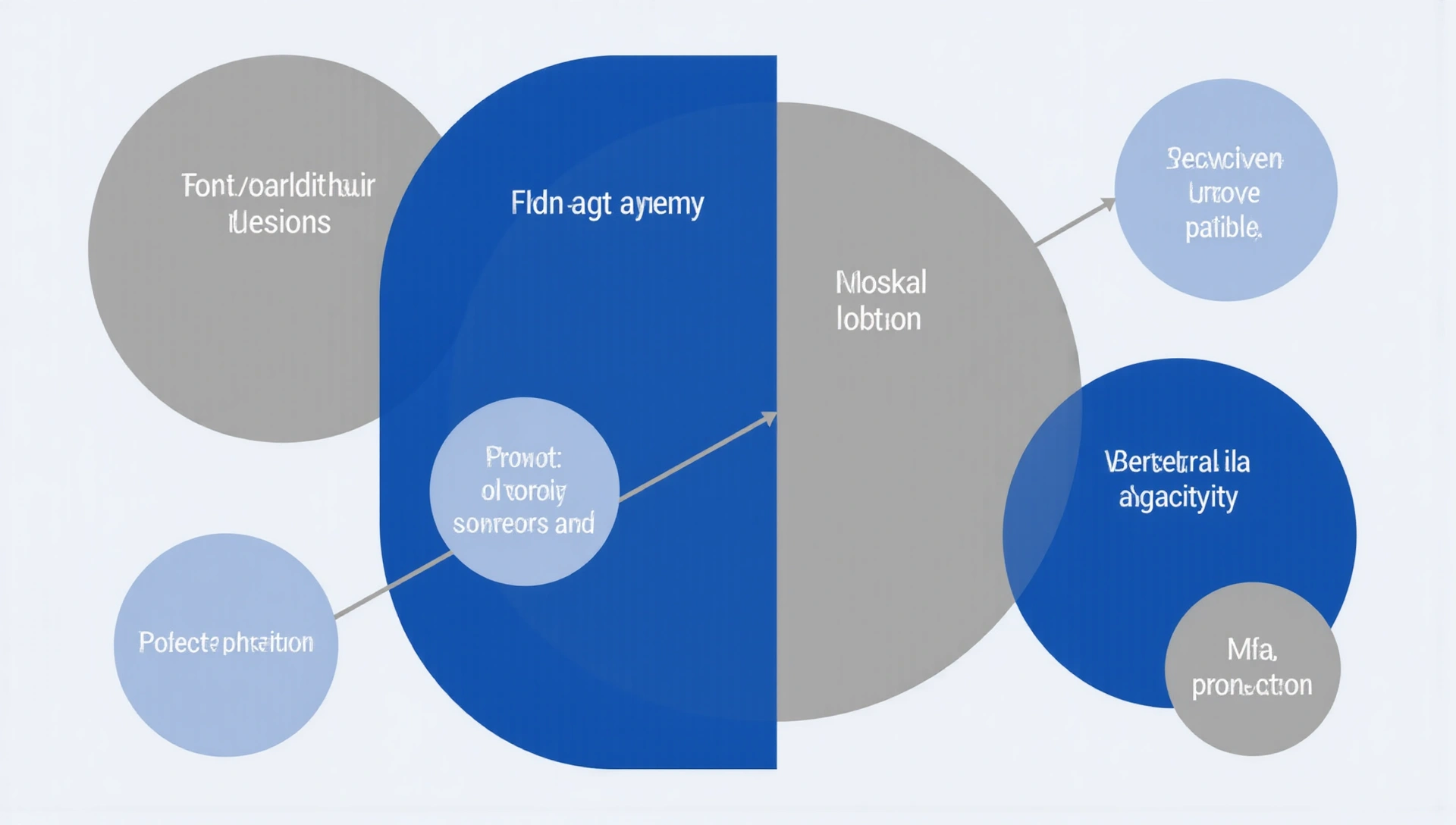 Forme geometriche astratte che rappresentano flessibilità, personalizzazione e innovazione